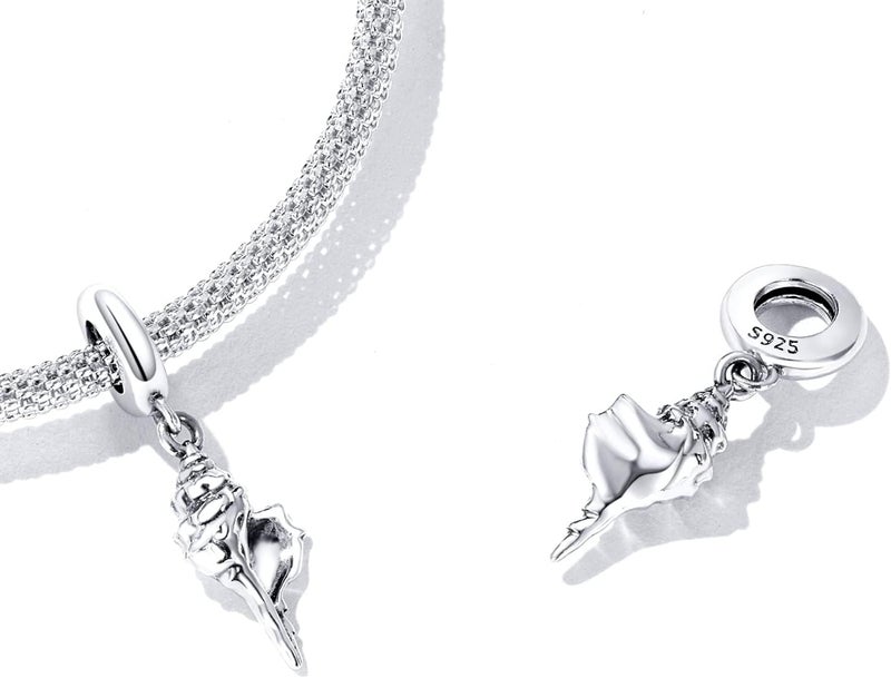 VOROCO Store Charm 925 Sterling Silver Bracelet Necklace Pendant Bead Charms Jewelry Gift for Women Mother Daughter Grandma Family Friends - Image 1